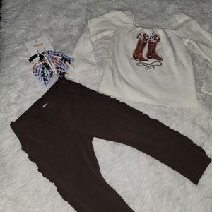 Gymboree Girls Western Skies Cowgirl Bundle